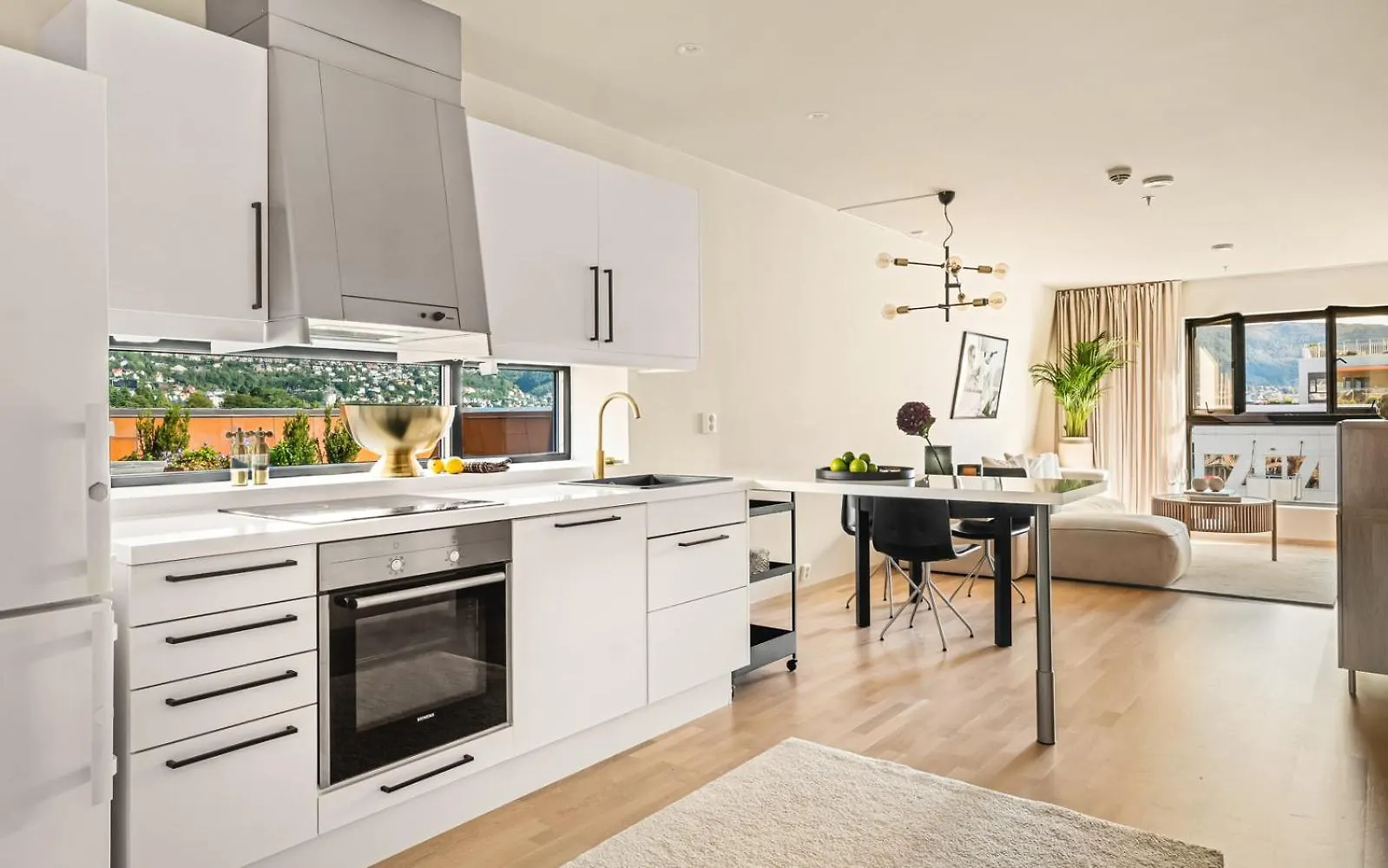 Leilighet I Topp Etasje Med Flott Stor Felles Takterrasse Bergen Apartment