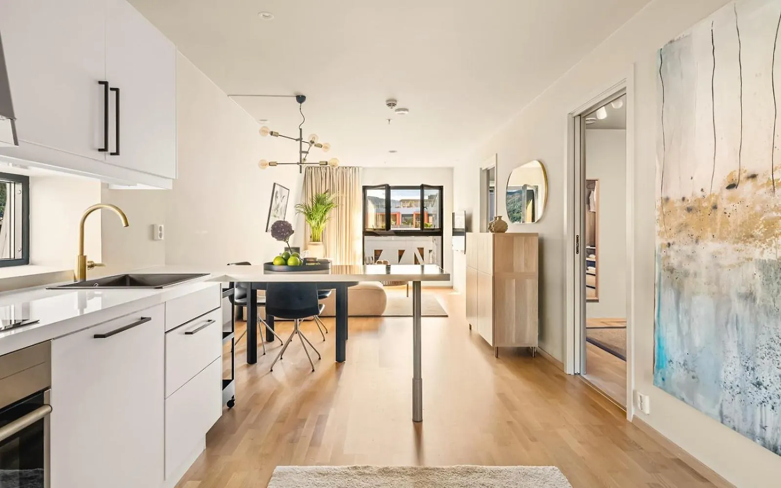 Apartmán Leilighet I Topp Etasje Med Flott Stor Felles Takterrasse Bergen Norsko